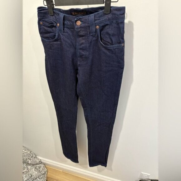 Never worn- NUDIE JEANS- GRIM TRIM - DRY Indigo - Picture 1 of 8